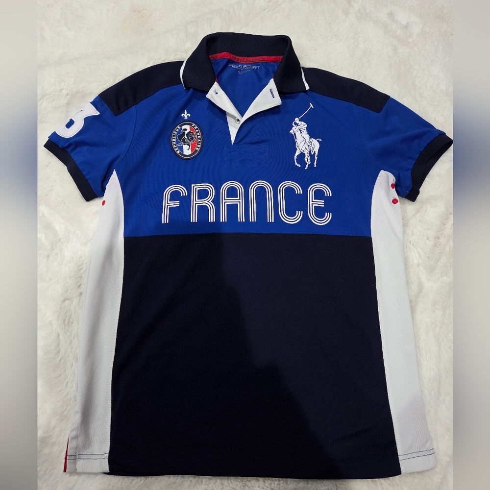 Polo Ralph Lauren Performance Polo Shirt Mens Small France Big Pony #3